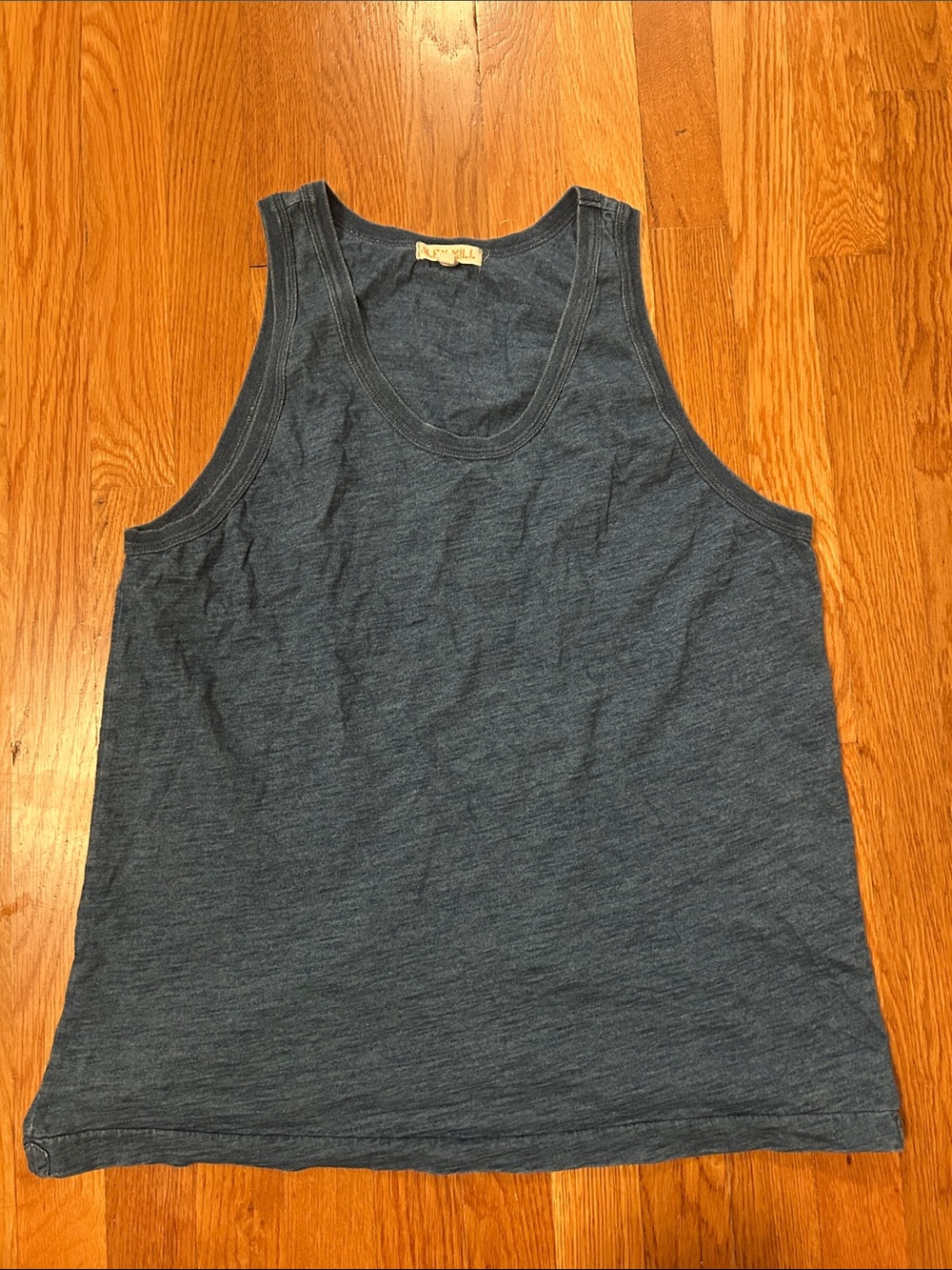 Alex Mill Heathered Navy Muscle Tank